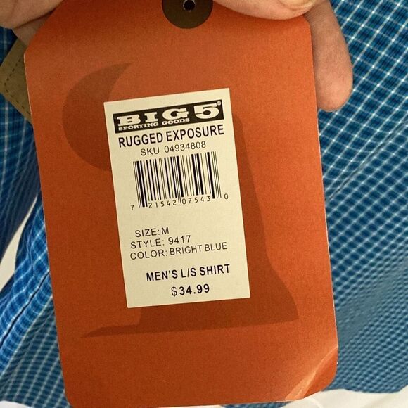 NWT Rugged Exposure Vented long Sleeve Shirt Men’s Medium UPF 30 Fishing Outdoor - Picture 11 of 11